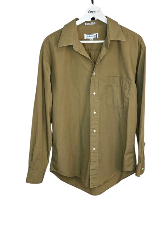 Yves Saint Laurent Other - Yves Saint Laurent Men's Cotton Button Up Long Sleeve Shirt, Size 16 32/33